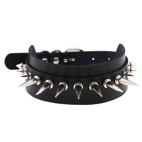 punk style quality rivet pu leather collar necklace personality fashion double neck strap collarbone chain pendant necklaces, Silver
punk style quality rivet pu leather collar necklace personality fashion double neck strap collarbone chain pendant necklaces, Silver