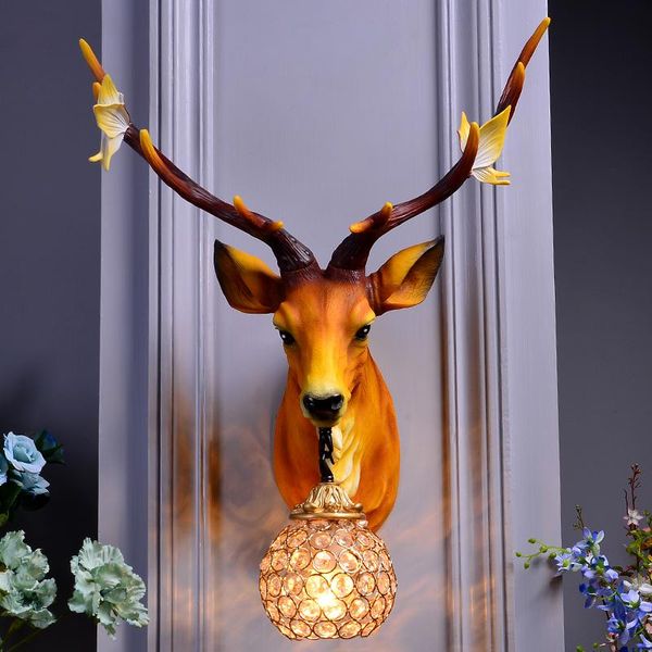wall lamp american retro art deer horn loft modern luxury e27 home decor light living room el stair aisle lighting
wall lamp american retro art deer horn loft modern luxury e27 home decor light living room el stair aisle lighting