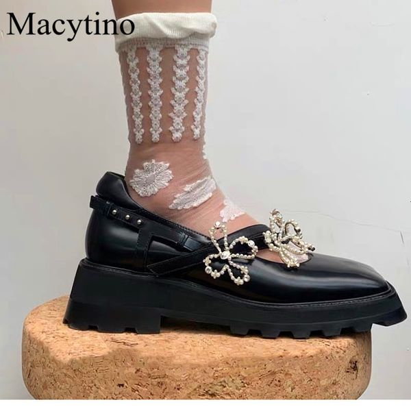 dress shoes vintage mary jane shoes women thick-soled platform small leather pearl flower square toe shallow 2tho, Black
dress shoes vintage mary jane shoes women thick-soled platform small leather pearl flower square toe shallow 2tho, Black