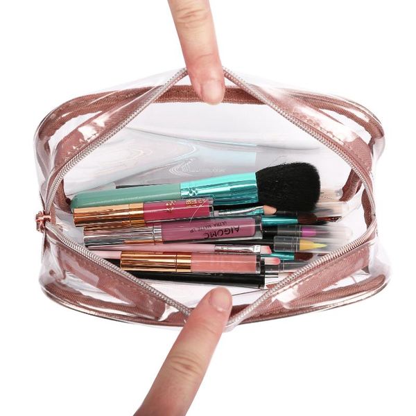arrival travel pvc cosmetic bags women transparent clear zipper makeup organizer bath wash make up tote handbags case & cases
arrival travel pvc cosmetic bags women transparent clear zipper makeup organizer bath wash make up tote handbags case & cases