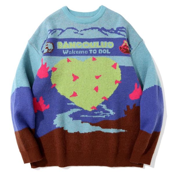 men's sweaters winter oversize men vintage color block heart graffiti print sweater autumn casual knitted pullover couple unisex, White;black
men's sweaters winter oversize men vintage color block heart graffiti print sweater autumn casual knitted pullover couple unisex, White;black