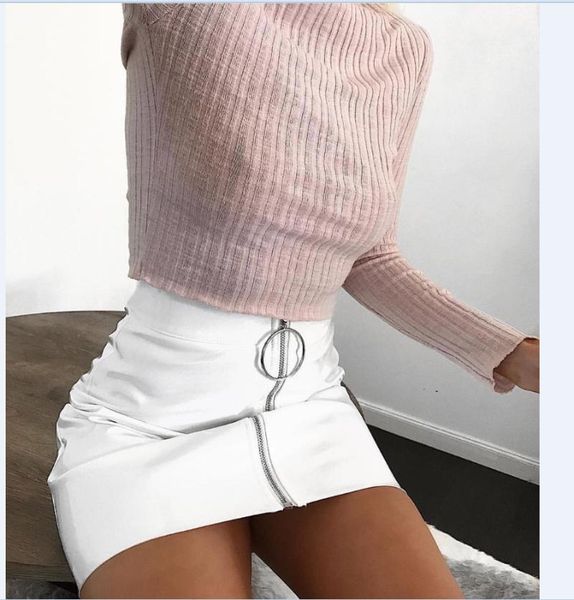 skirts women fashion high waist zip faux leather short pencil bodycon mini skirt 2021 solid white, Black
skirts women fashion high waist zip faux leather short pencil bodycon mini skirt 2021 solid white, Black