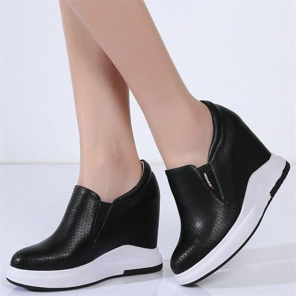 boots fashion sneakers women genuine leather wedges high heel ankle female round toe platform pumps shoes breathable casual shoe, Black
boots fashion sneakers women genuine leather wedges high heel ankle female round toe platform pumps shoes breathable casual shoe, Black