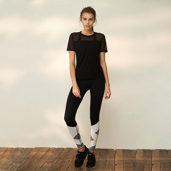 women's pants & capris tight elastic fitness pants, sports running training and contrast stitching, Black;white
women's pants & capris tight elastic fitness pants, sports running training and contrast stitching, Black;white