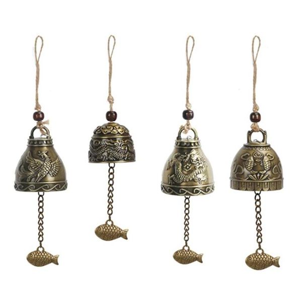 decorative objects & figurines 4pcs fengshui wind chimes vintage oriental hanging metal bell with dragon/double fish/double dragon/phoenix b
decorative objects & figurines 4pcs fengshui wind chimes vintage oriental hanging metal bell with dragon/double fish/double dragon/phoenix b