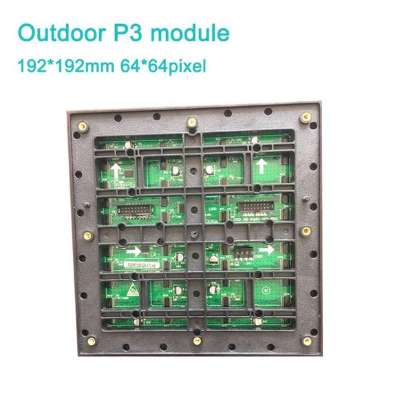 display outdoor p3mm hd full color 192x192mm module 64*64dots, 1/16 scan advertising electronic screen board modules
display outdoor p3mm hd full color 192x192mm module 64*64dots, 1/16 scan advertising electronic screen board modules