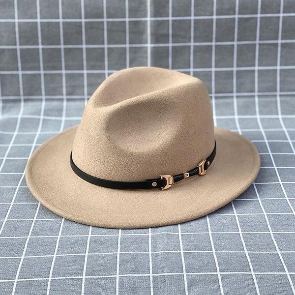 stingy brim hats 202106-xintao british style autumn winter classic belt solid wool fedoras cap men women leisure panama jazz hat, Blue;gray
stingy brim hats 202106-xintao british style autumn winter classic belt solid wool fedoras cap men women leisure panama jazz hat, Blue;gray