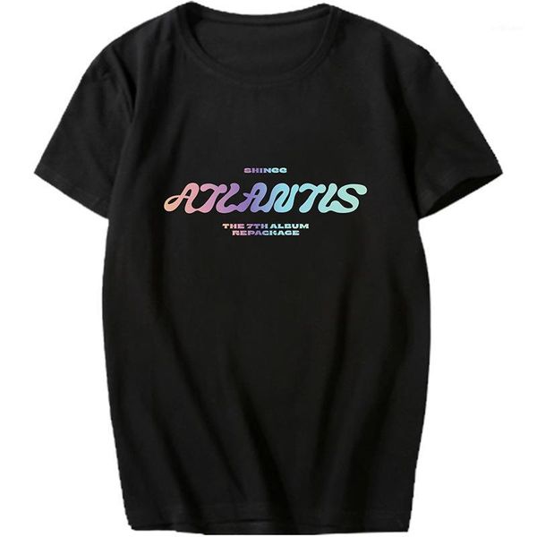 women's t-shirt kpop shinee 7th atlantis support k- short sleeve tshirt summer loose tee fans collection gift, White
women's t-shirt kpop shinee 7th atlantis support k- short sleeve tshirt summer loose tee fans collection gift, White