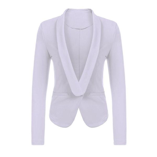 women's suits & blazers shawl lapel one button solid slim fit short casual office blazer fake pocket no long sleeve spring autumn, White;black
women's suits & blazers shawl lapel one button solid slim fit short casual office blazer fake pocket no long sleeve spring autumn, White;black