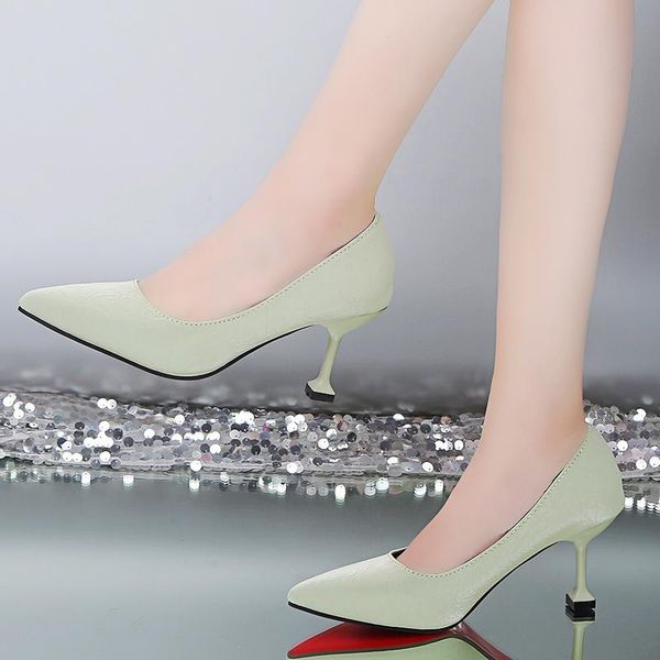 dress shoes office stiletto heels women pointed toe high pu leather shallow single pumps black beige green
dress shoes office stiletto heels women pointed toe high pu leather shallow single pumps black beige green