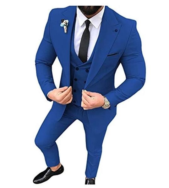 men's suits & blazers royal blue men suit 3 pieces slim fit casual notched lapel v neck groomsmen tuxedos for wedding (blazer+vest+pant, White;black
men's suits & blazers royal blue men suit 3 pieces slim fit casual notched lapel v neck groomsmen tuxedos for wedding (blazer+vest+pant, White;black