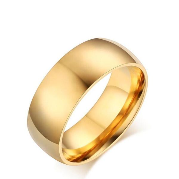 wedding rings smooth simple 8mm silver gold couple stainless steel ring woman man fashion jewelry high-quality g0237, Slivery;golden
wedding rings smooth simple 8mm silver gold couple stainless steel ring woman man fashion jewelry high-quality g0237, Slivery;golden
