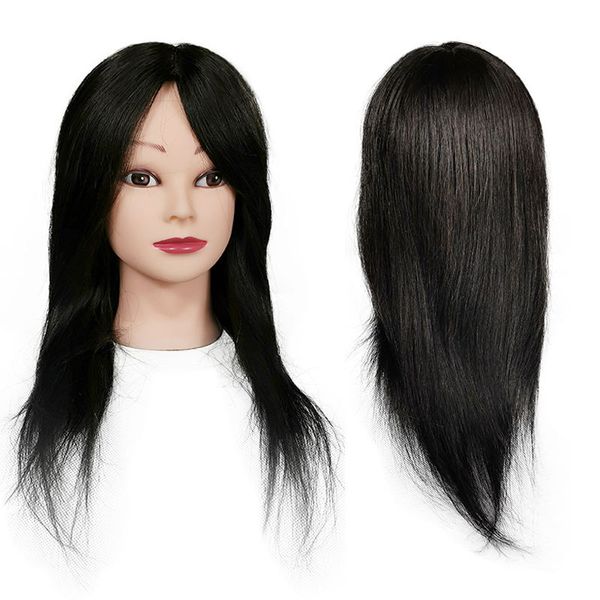 100% human hair trainig head 14"-18" length for hairdresser practising mannequin, White
100% human hair trainig head 14"-18" length for hairdresser practising mannequin, White