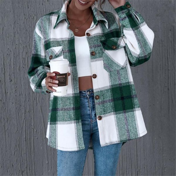 style female plaid turn-down collar long sleeve cardigan coat jacket for women autumn clothing s/m//xl, Black;brown
style female plaid turn-down collar long sleeve cardigan coat jacket for women autumn clothing s/m//xl, Black;brown