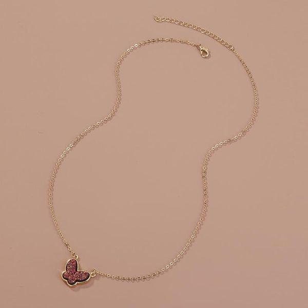 chains fashion valentine's day gift artificial resin stone butterfly exquisite necklace lady pendant jewelry, Silver
chains fashion valentine's day gift artificial resin stone butterfly exquisite necklace lady pendant jewelry, Silver