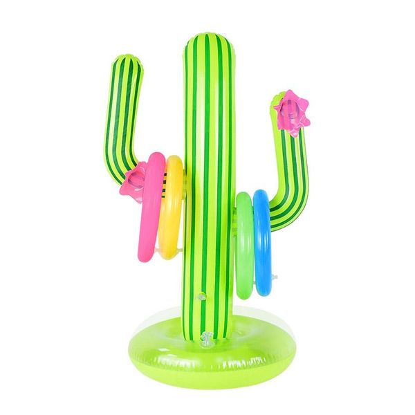 party decoration 1set inflatable cactus swimming pools ring float toss games with 4 summer outdoor game beach toy accessories supplies
party decoration 1set inflatable cactus swimming pools ring float toss games with 4 summer outdoor game beach toy accessories supplies