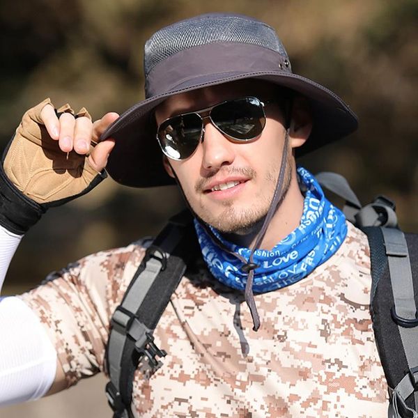 outdoor hats bucket hat lightweight quick drying folding sunshade fisherman cap with chin string dark blue, Black;white
outdoor hats bucket hat lightweight quick drying folding sunshade fisherman cap with chin string dark blue, Black;white