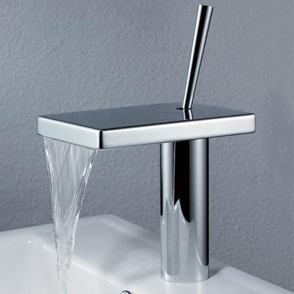 bathroom sink faucets basin waterfall chrome brass faucet single hole cold and water tap mixer torneira
bathroom sink faucets basin waterfall chrome brass faucet single hole cold and water tap mixer torneira