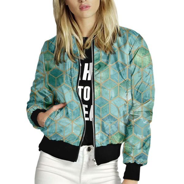women's jackets autumn women short coats print long sleeve zipper slim thin bomber jacket 2021 casual baseball coat outerwears ladies, Black;brown
women's jackets autumn women short coats print long sleeve zipper slim thin bomber jacket 2021 casual baseball coat outerwears ladies, Black;brown
