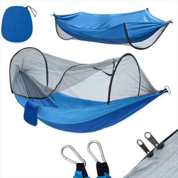 fully automatic net hammock outdoor single nylon cloth camping mosquito anti-mosquito camp furniture
fully automatic net hammock outdoor single nylon cloth camping mosquito anti-mosquito camp furniture