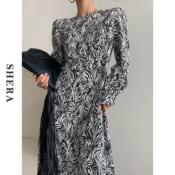 luxury casual drsshera 13 lin 2021 spring long sleeve drs medium length black and white pattern women's drs temperament, Black;gray
luxury casual drsshera 13 lin 2021 spring long sleeve drs medium length black and white pattern women's drs temperament, Black;gray