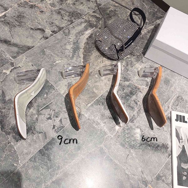 slippers designer women's slippers, transparent crystal high-heeled square toe, fashionable and versatile with 6cm9cm sandals. box 0shm, Black
slippers designer women's slippers, transparent crystal high-heeled square toe, fashionable and versatile with 6cm9cm sandals. box 0shm, Black