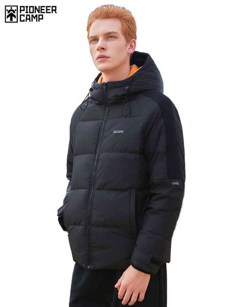 pioneer camp - men's short down et, 100% polyter thick coat, with hoodie zipper, black and yellow, ayr902305t, novel, winter
pioneer camp - men's short down et, 100% polyter thick coat, with hoodie zipper, black and yellow, ayr902305t, novel, winter