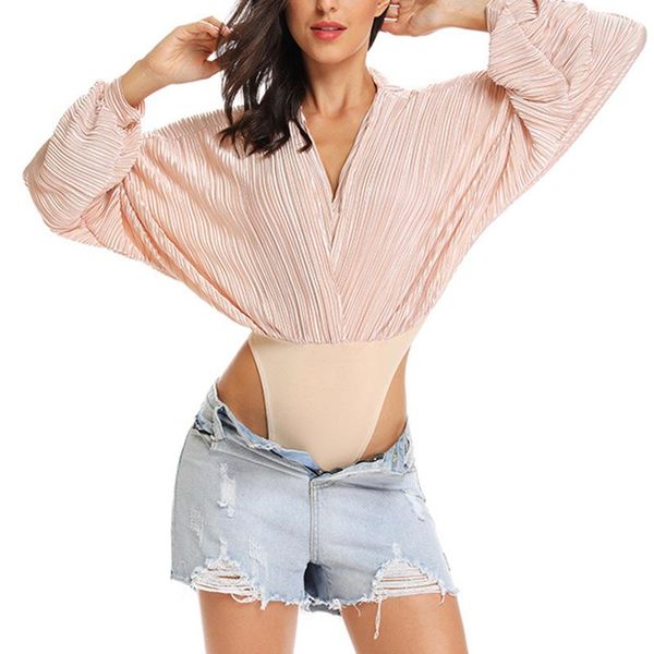 women's jumpsuits & rompers fashion lady comfty sweet bodysuit loose sleeve wrinkle deep v-neck clubwear long bottoming romper 2021, Black;white
women's jumpsuits & rompers fashion lady comfty sweet bodysuit loose sleeve wrinkle deep v-neck clubwear long bottoming romper 2021, Black;white