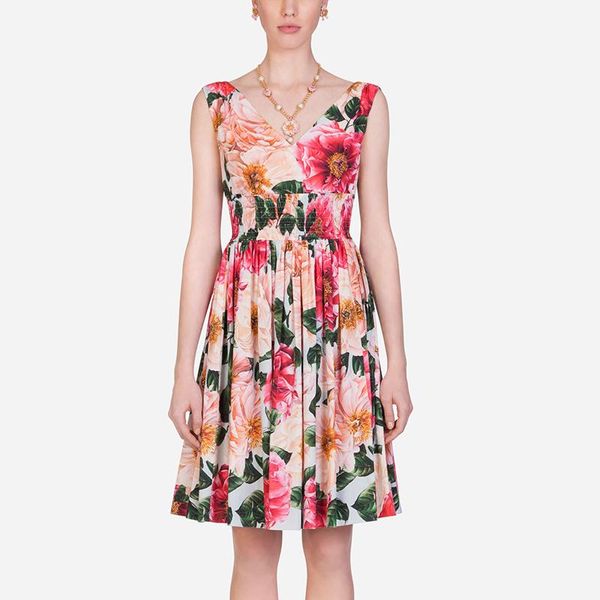 casual dresses merchall fashion runway summer flower print dress women's elastic waist v-neck elegant holiday short vestdios 2021, Black;gray
casual dresses merchall fashion runway summer flower print dress women's elastic waist v-neck elegant holiday short vestdios 2021, Black;gray
