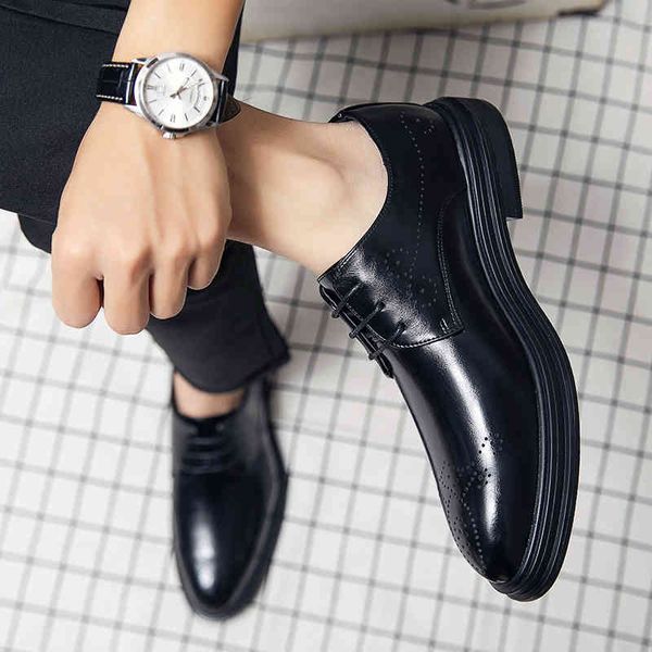 dress shoes mens oxfords business office round head solid color lace-up men's formal wedding shoes black brown 38-44 ufym
dress shoes mens oxfords business office round head solid color lace-up men's formal wedding shoes black brown 38-44 ufym