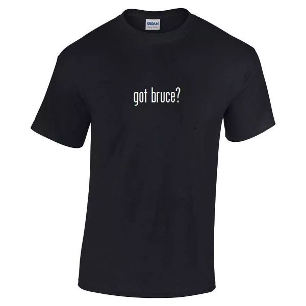 got bruce cotton t-shirt shirt black white funny birthday gift name s - 5xl, White;black
got bruce cotton t-shirt shirt black white funny birthday gift name s - 5xl, White;black