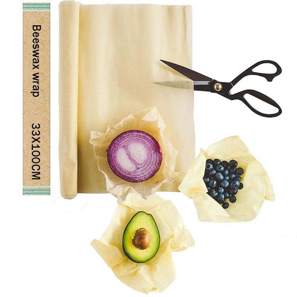food savers & storage containers beeswax wrap zero waste reusable eco-friendly washable roll for sandwich fruit 33 x 100cm
food savers & storage containers beeswax wrap zero waste reusable eco-friendly washable roll for sandwich fruit 33 x 100cm