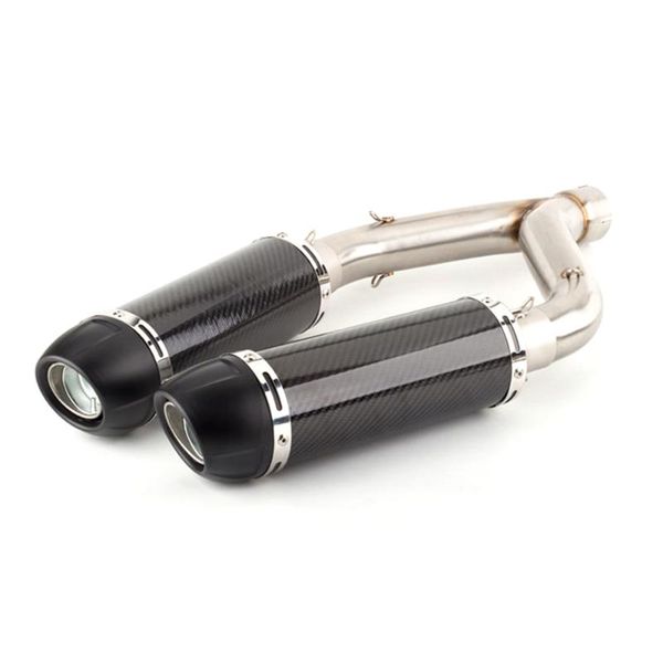 motorcycle exhaust system full elbow carbon fiber muffler middle contact pipe slip-on for aprilia shiver 900 2021
motorcycle exhaust system full elbow carbon fiber muffler middle contact pipe slip-on for aprilia shiver 900 2021