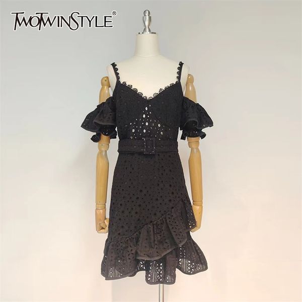 casual black dress for women v neck short sleeve high waist sashes hollow out mini dresses females summer 210520, Black;gray
casual black dress for women v neck short sleeve high waist sashes hollow out mini dresses females summer 210520, Black;gray