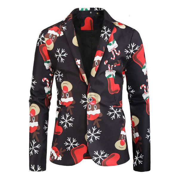 suits & men's blazers casual 3d funny print christmas oversize suit coat for men, White;black
suits & men's blazers casual 3d funny print christmas oversize suit coat for men, White;black