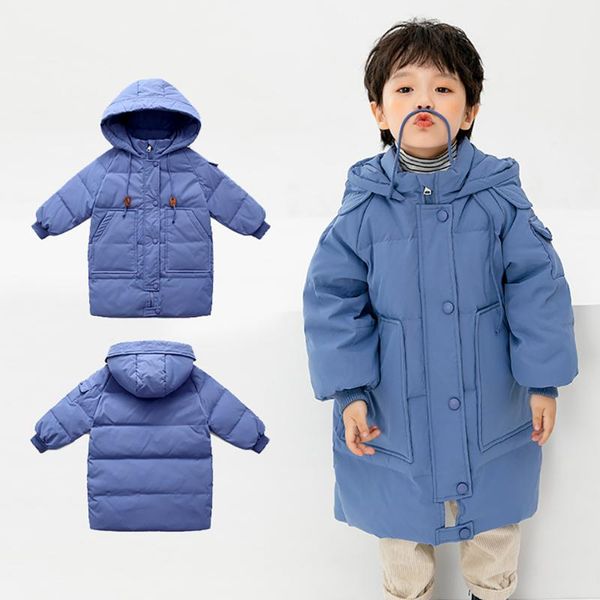 down coat children winter long kids white duck jacket boys and girls autumn hooded outerwear, Blue;gray
down coat children winter long kids white duck jacket boys and girls autumn hooded outerwear, Blue;gray