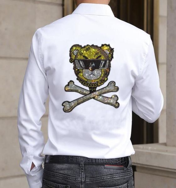 men's casual shirts diamond mode male shirt 2021 breathable high street casual sleeve long mark ed -4xl, White;black
men's casual shirts diamond mode male shirt 2021 breathable high street casual sleeve long mark ed -4xl, White;black