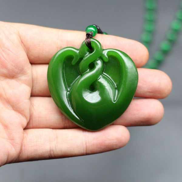 heart green jade pendant necklace bead chinese hand-carved natural charm jadeite jwewelry fashion amulet for women lucky gifts, Slivery;golden
heart green jade pendant necklace bead chinese hand-carved natural charm jadeite jwewelry fashion amulet for women lucky gifts, Slivery;golden