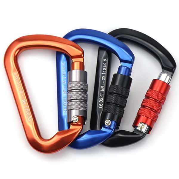 d-shaped carabiner lock heavy duty aluminum alloy clips for hammocks camping hiking backpacking cords, slings and webbing
d-shaped carabiner lock heavy duty aluminum alloy clips for hammocks camping hiking backpacking cords, slings and webbing