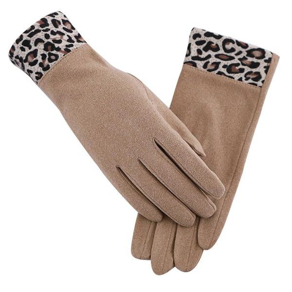 five fingers gloves female women' leopard print with fleece t-ouch screen for index finger mittens winter, Blue;gray
five fingers gloves female women' leopard print with fleece t-ouch screen for index finger mittens winter, Blue;gray