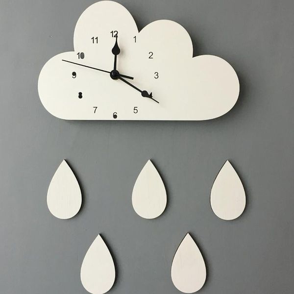 wall clocks white nordic wooden cloud raindrop shaped clock kids room decor baby gender neutral nursery for gift
wall clocks white nordic wooden cloud raindrop shaped clock kids room decor baby gender neutral nursery for gift