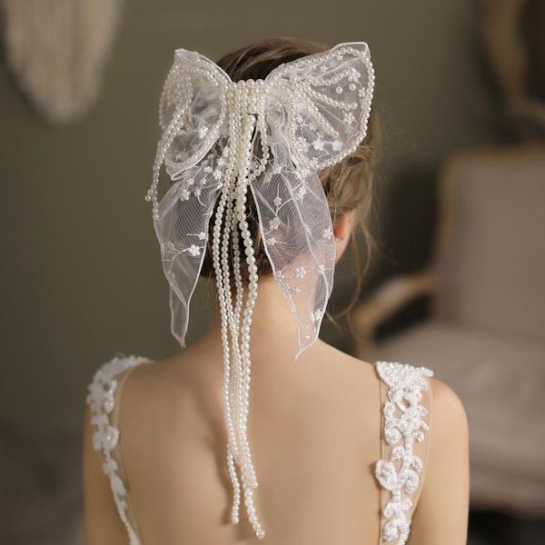headpieces fairy lace bridal headpiece wedding accessories big bow with pearls, Silver
headpieces fairy lace bridal headpiece wedding accessories big bow with pearls, Silver