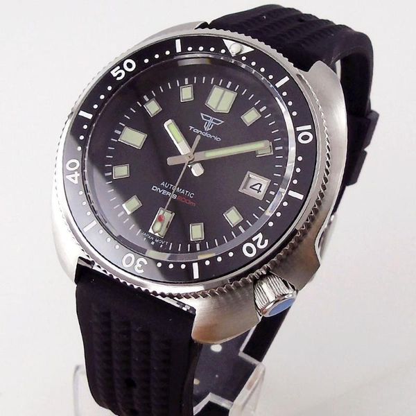 sapphire glass 44mm automatic men watch 200m water resistance nh35 movement luminous marks rubber strap wristwatches, Slivery;brown
sapphire glass 44mm automatic men watch 200m water resistance nh35 movement luminous marks rubber strap wristwatches, Slivery;brown