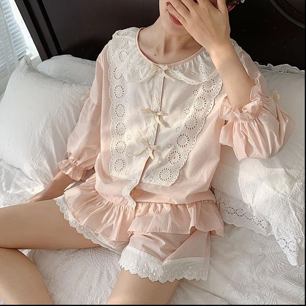 lolita princess lace women sleepwear pajama sets cotton shorts.vintage girls pyjamas set.summer loungewear, Black;red
lolita princess lace women sleepwear pajama sets cotton shorts.vintage girls pyjamas set.summer loungewear, Black;red