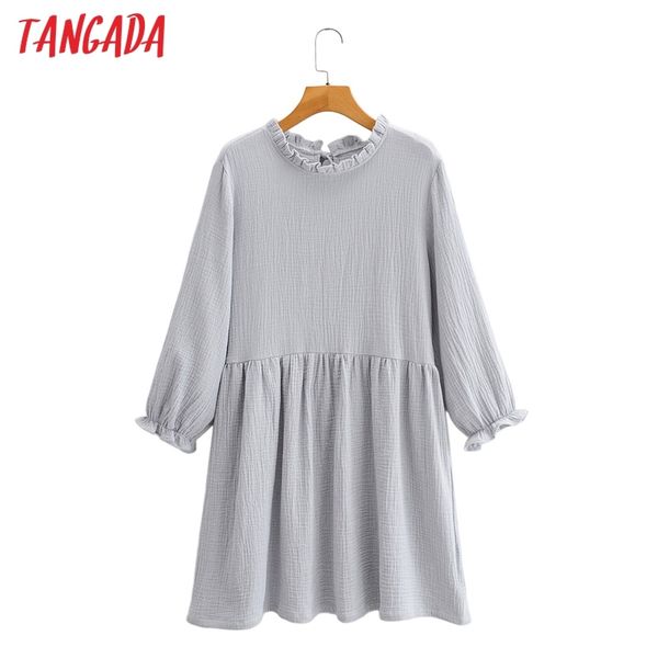 fashion women solid ruffles dress long sleeve backless bow ladies mini vestidos sy139 210416, Black;gray
fashion women solid ruffles dress long sleeve backless bow ladies mini vestidos sy139 210416, Black;gray