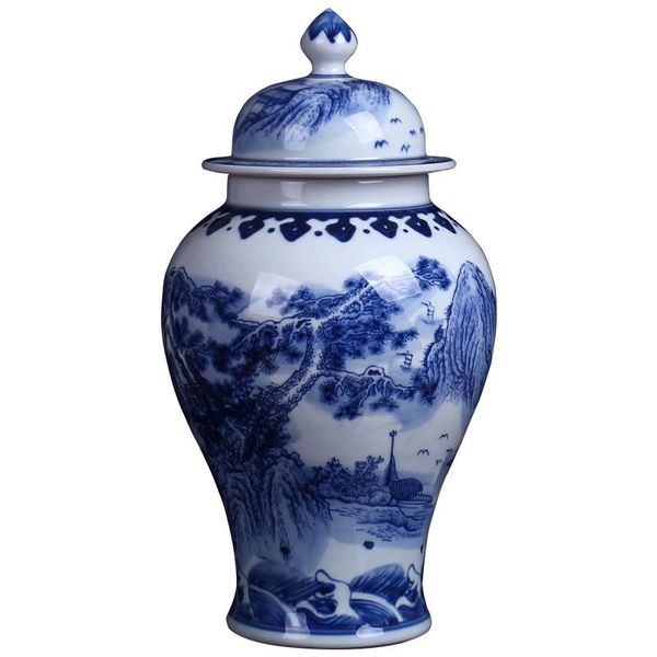vases jingdezhen ceramic antique blue and white porcelain general tank storage landscaping vase chinese living room decorations
vases jingdezhen ceramic antique blue and white porcelain general tank storage landscaping vase chinese living room decorations