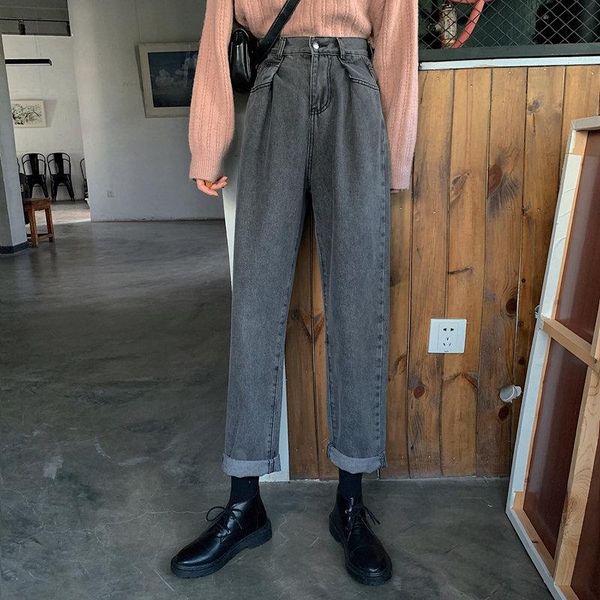 women's jeans alien kitty femme straight black 2021 loose stylish bf style fashion high waist casual light washed plus denim pants, Blue
women's jeans alien kitty femme straight black 2021 loose stylish bf style fashion high waist casual light washed plus denim pants, Blue