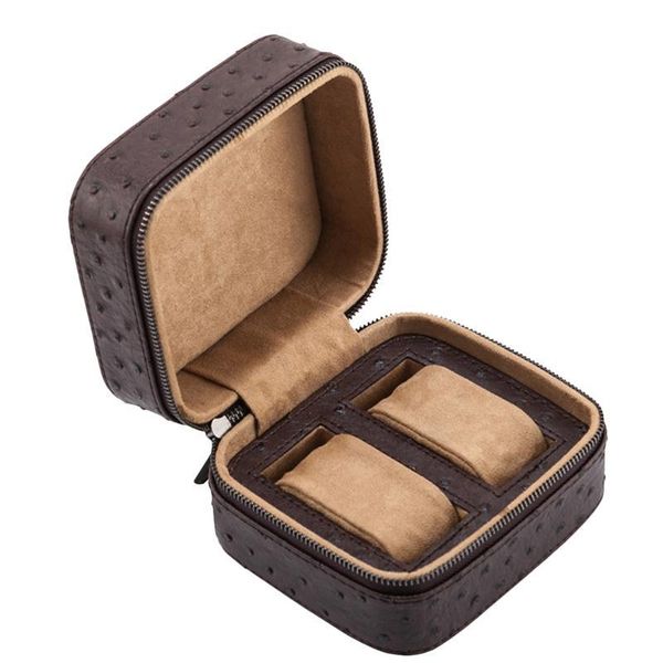 watch boxes & cases 2 slots box portable travel zipper case collector storage jewelry, Black;blue
watch boxes & cases 2 slots box portable travel zipper case collector storage jewelry, Black;blue