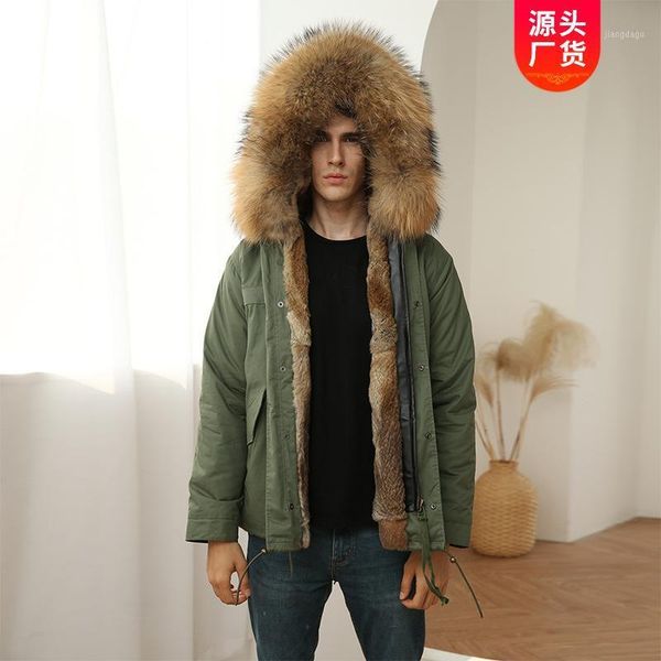 men's jackets hair bladder with thick fur cotton-padded jacket brief paragraph sent to overcome the coat clothes, Black;brown
men's jackets hair bladder with thick fur cotton-padded jacket brief paragraph sent to overcome the coat clothes, Black;brown