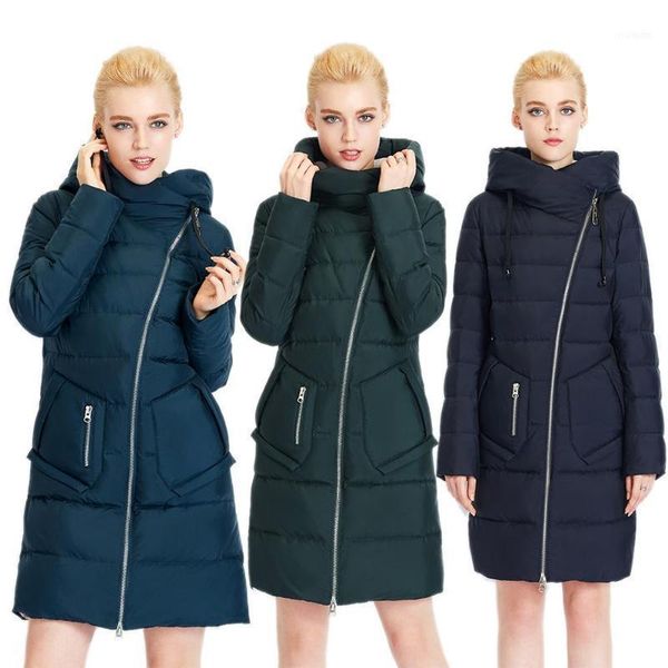 women's down & parkas miegofce winter thickened hooded jacket version of pure solid thick long fashionwomen1, Black
women's down & parkas miegofce winter thickened hooded jacket version of pure solid thick long fashionwomen1, Black